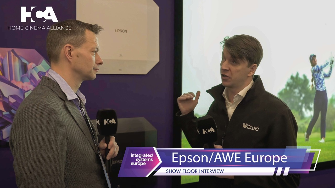 Epson and AWE Europe Interview at Integrated Systems Europe 2025