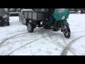 самодельный мотоцикл Урал  с кузовом