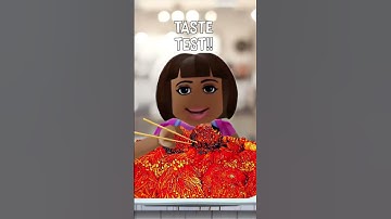 Thumbnail of Dora tries spicy enoki mushroom 🍄 #shorts