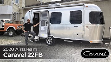 2020 Airstream Caravel 22FB Walk Through Small Light Weight Travel Trailer Bambi Size