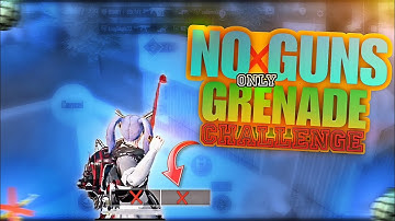 ONLY GRENADE CHALLENGE | PUBG MOBILE | FUNNY VIDEO | BEST GRENADIER