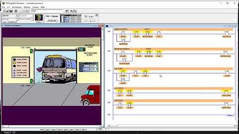 Simulación Puerta - LogixPro