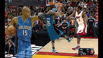 Vince Carter Shits on Chris Bosh NBA 2K11 Style