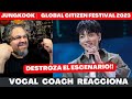 JUNG KOOK GLOBAL CITIZEN | VOCAL COACH REACCIONA! #jungkook #junkook3d #3d