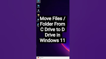Move Files / Folder From C Drive to D Drive in Windows 11