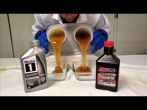 Mobil 1 5W-30 vs AMSOIL Signature Series 5W-30 Cold Flow Test