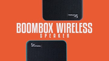 S Y S K A : Boombox Wireless Speaker | Stop Motion Commercial