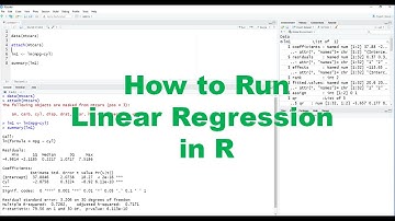 R Programming | How to Run Simple Linear Regression in R | 2 Minute Tutorial