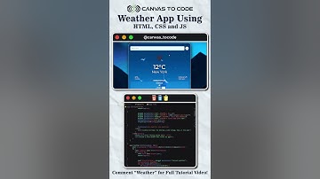 How to Make a Weather App Using HTML, CSS & JS | JavaScript Fetch API Project #weather #htmlcssjs