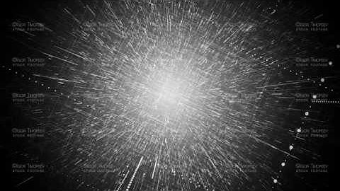 Rotating tunnel of dotted lines of particles black white seamless loop