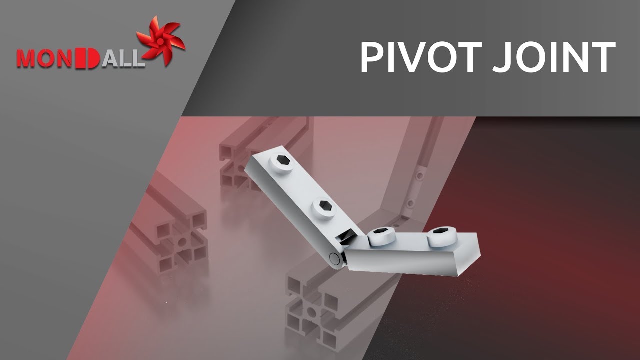 Internal articulated joint for aluminium T slot profiles YouTube