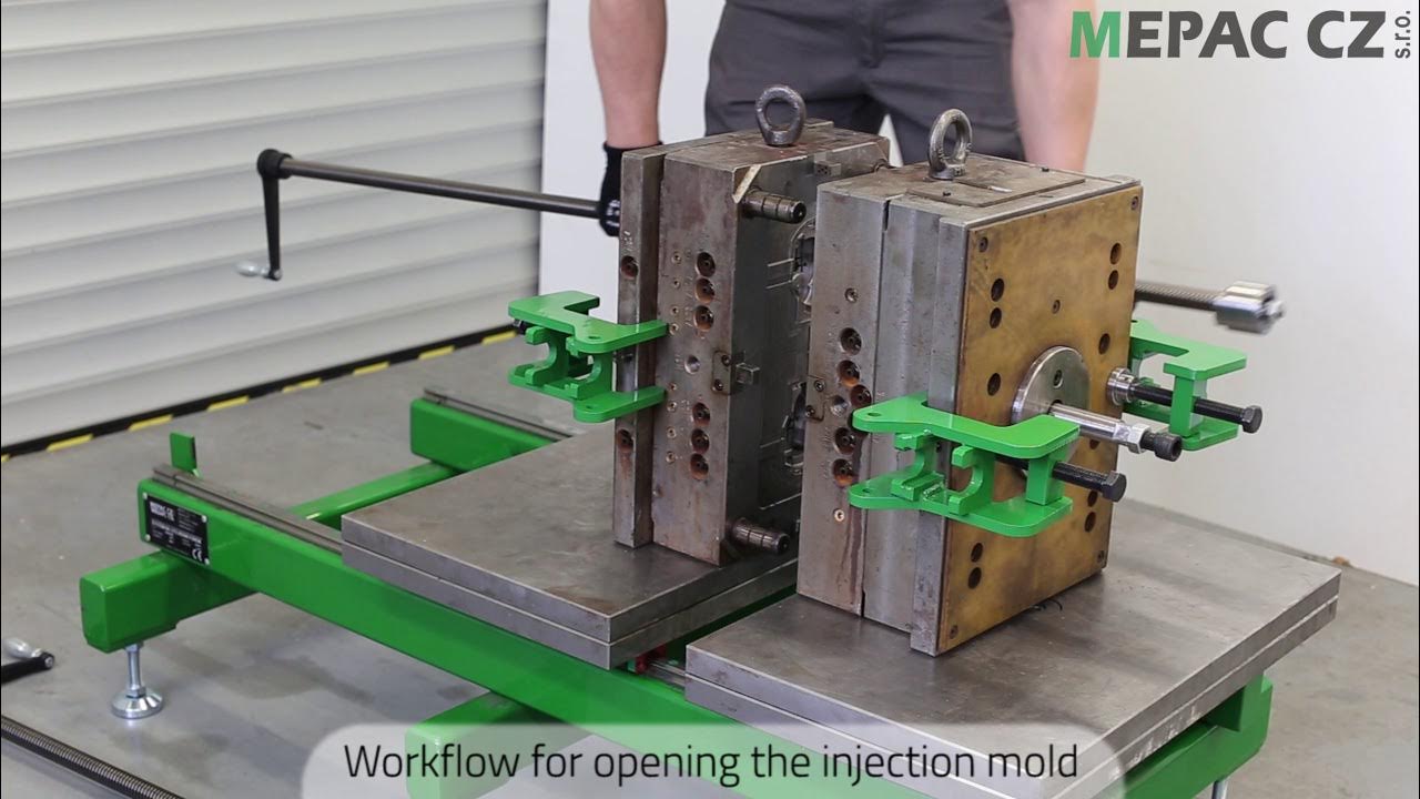 Tool for manual opening of injection molds YouTube