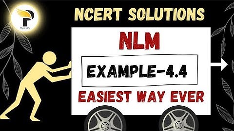Physics Ncert NLM Example 4.4