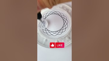 ⭕What does this pattern resemble?Design Ruler Small ruler, big wisdom🤔#spirograph #art#relaxing