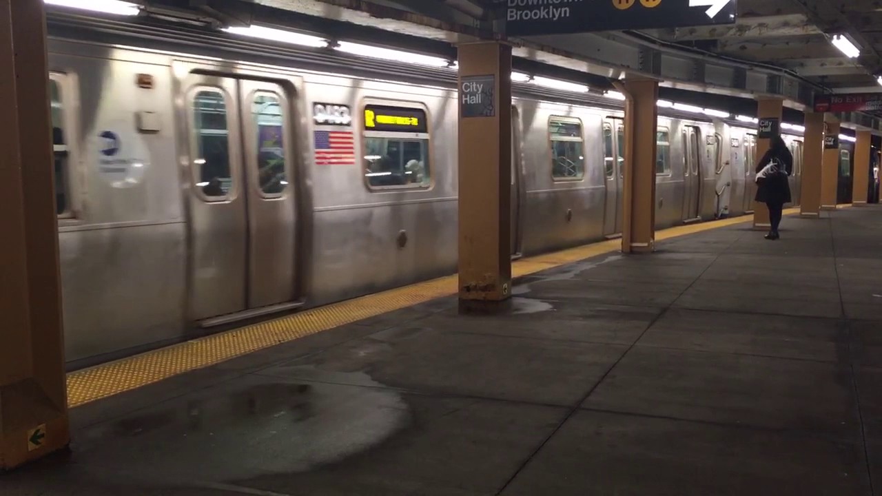Nyc Subway R160 R Train City Hall Station Youtube