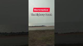 Maravanthe Beach - The Only Beach With A Highway View In India Coastal Beauty Of Karnataka Resimi