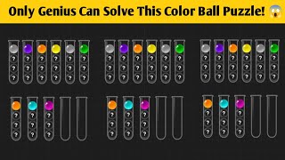 Only Genius Can Solve This Color Ball Puzzle! | Lakshit Sen  screenshot 4
