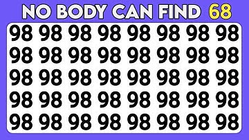 Vind de vreemde eend in de bijt | Oefening in observatievaardigheden | Moeilijke editie met cijfe...