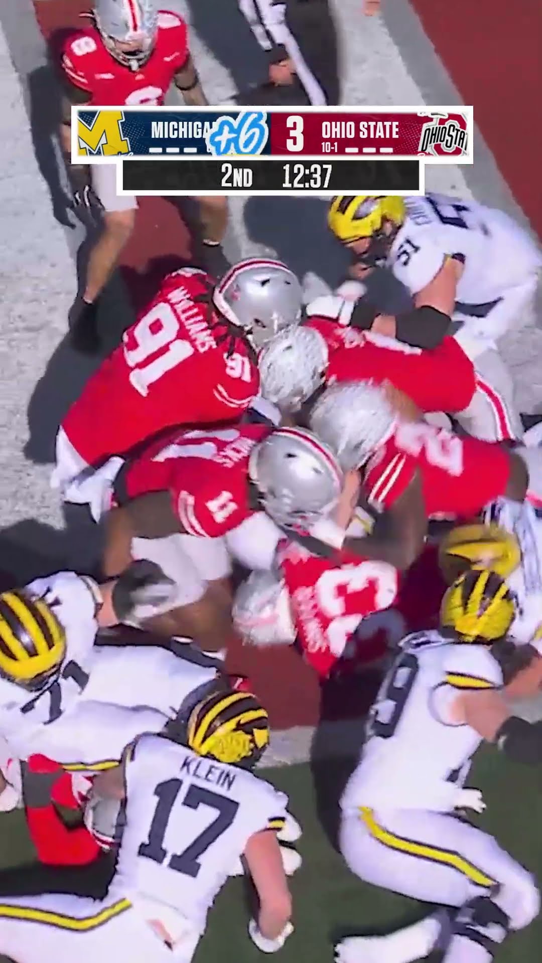 Michigan gets the first TD ? #michiganwolverines #michiganfootball #Collegefootball