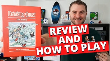 Drinking Quest Old Habits Review And How To Play - RPG Meets Drinking Game