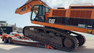 Loading & Transporting The Caterpillar 385C Excavator - Sotiriadis/Labrianidis Constructions - 4k