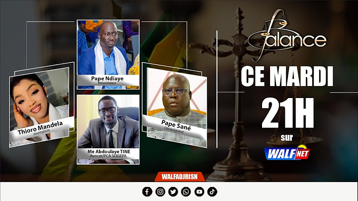 [JUSTICE] BALANCE : Me Abdoulaye Tine / Avocat-PCA SOGEPA Mardi 15 Juillet 2025 Sur Walf Tv