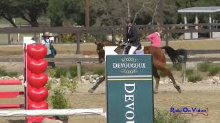 058S Amy Vinik on Bennie Duke Training Rider Show Jumping Galway Downs Feb. 2024