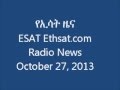 ESAT Ethsat.com Radio News October 27 2013 Ethiopia
