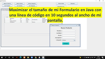COMO EXTENDER MI JFRAME EN PANTALLA COMPLETA EN JAVA 🖥️👻JFrame Ventanas en Java en Pantalla Completa