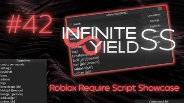 Roblox Require Script Showcase #42 | Infinite Yield SS
