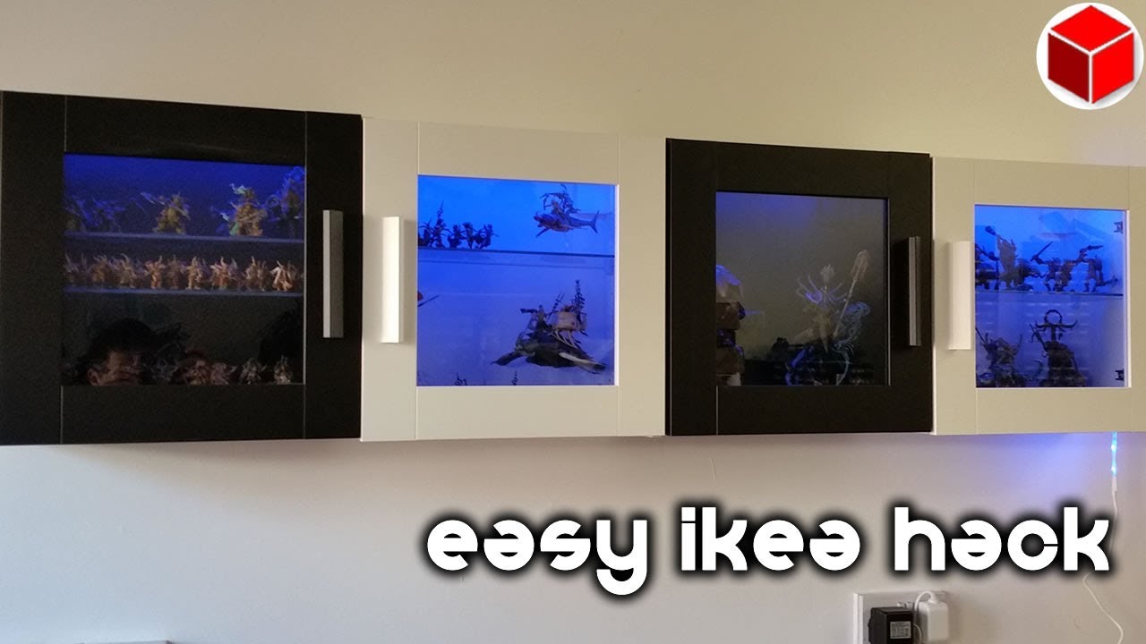 Alexa Controlled Led Display Cabinets For Miniatures Ikea Hack