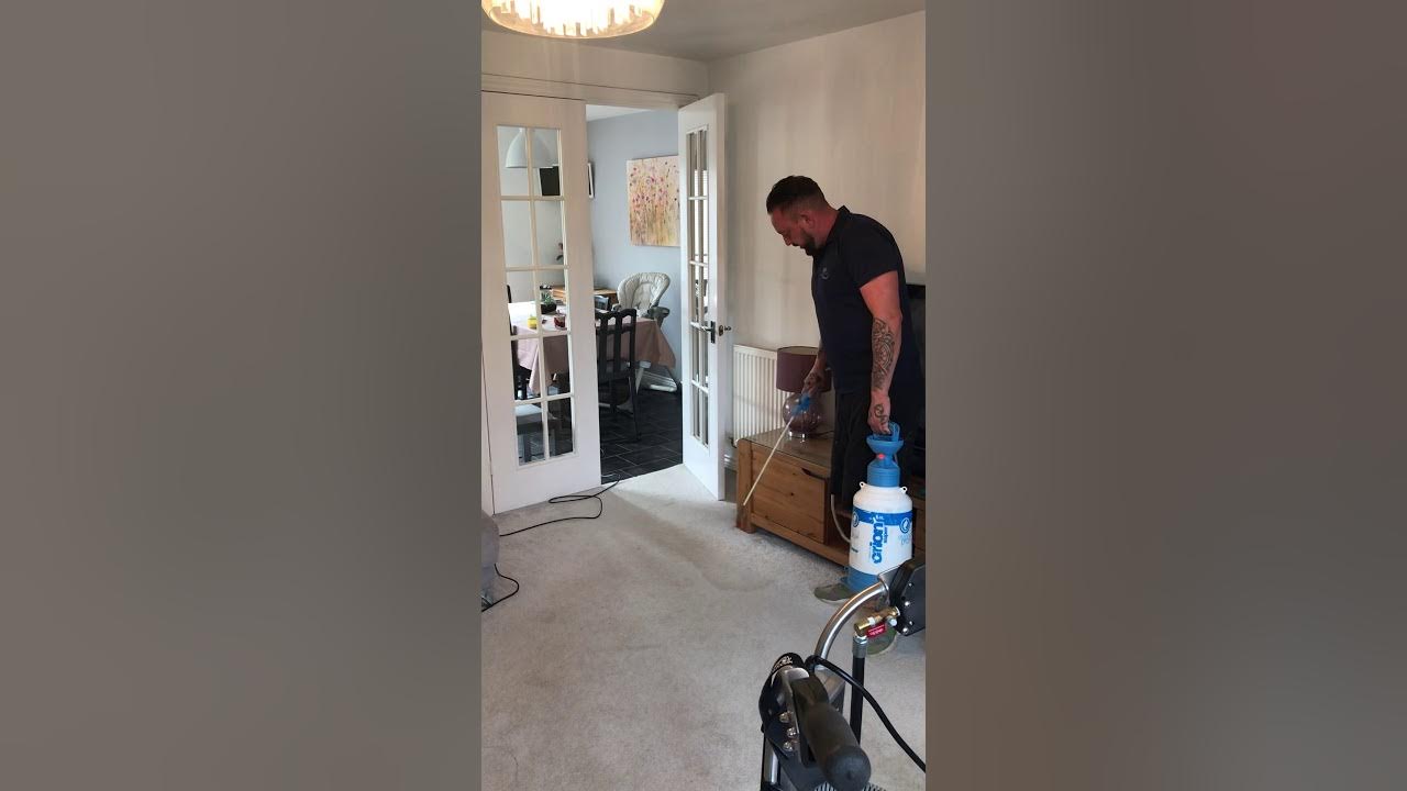 Pretreatment on carpets before cleaning YouTube