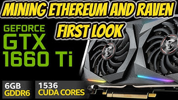 Best New Budget Gpu for Mining GTX 1660 Ti