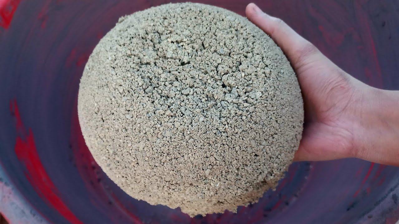 Brand new video💛 || Dry and Water Crumbling Yellow block texture || Dusty soft and crunchy