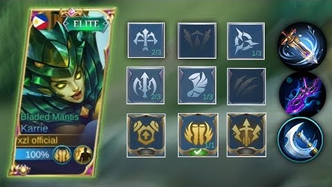 MAXIMIZE YOUR CRITICAL DAMAGE USING THIS BUILD AND EMBLEM SET🔥 KARRIE BEST BUILD 2022