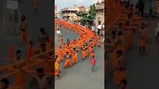 Ram ji ki nikli sawari dj remix 🥰🥰 bajrang dal status 4k hd 💪🔥💪 hindu power status 🔥👿🚩 #shorts screenshot 5