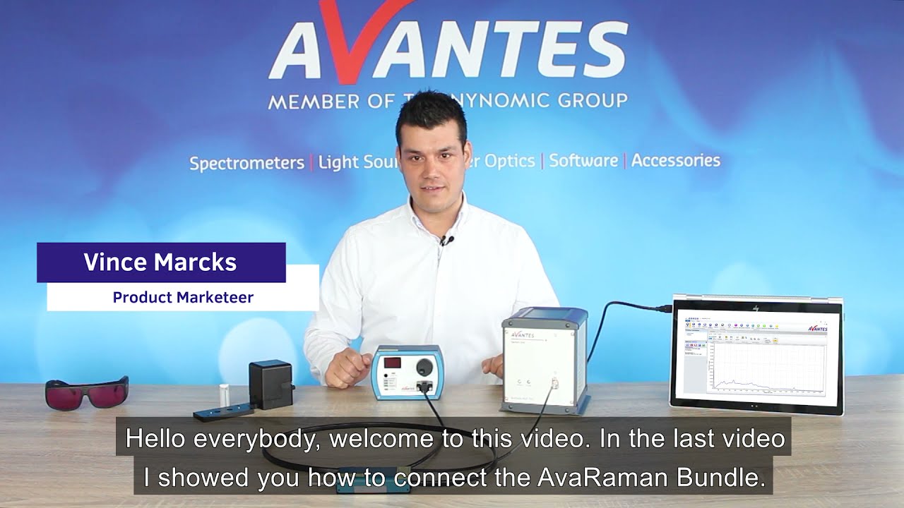 How to perform Raman measurements using the AvaRaman Bundle and cuvette holder