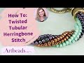 How to do the Twisted Tubular Herringbone Stitch