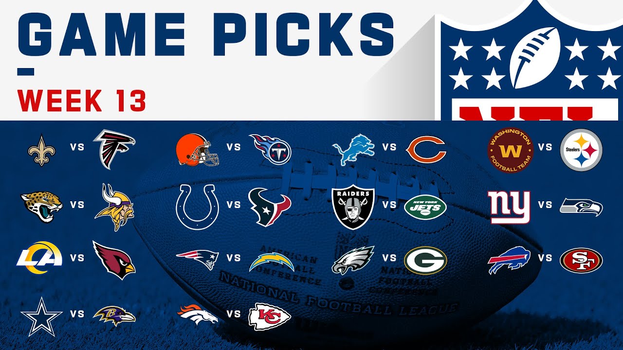 nfl picks week 13