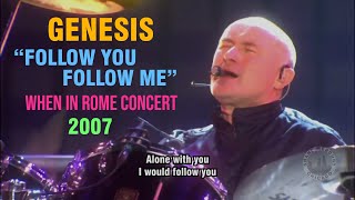Phil Collins & Genesis - Follow You Follow Me | LIVE FULL HD (with lyrics) 2007
