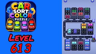Car Sort Color Puzzle Level 613 Walkthrough