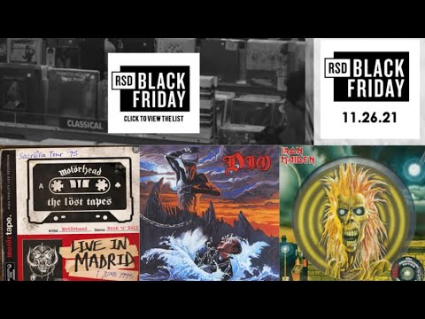 Black Friday Record Store Day 2021 - Iron Maiden/Ozzy/Motorhead/DIO and more!