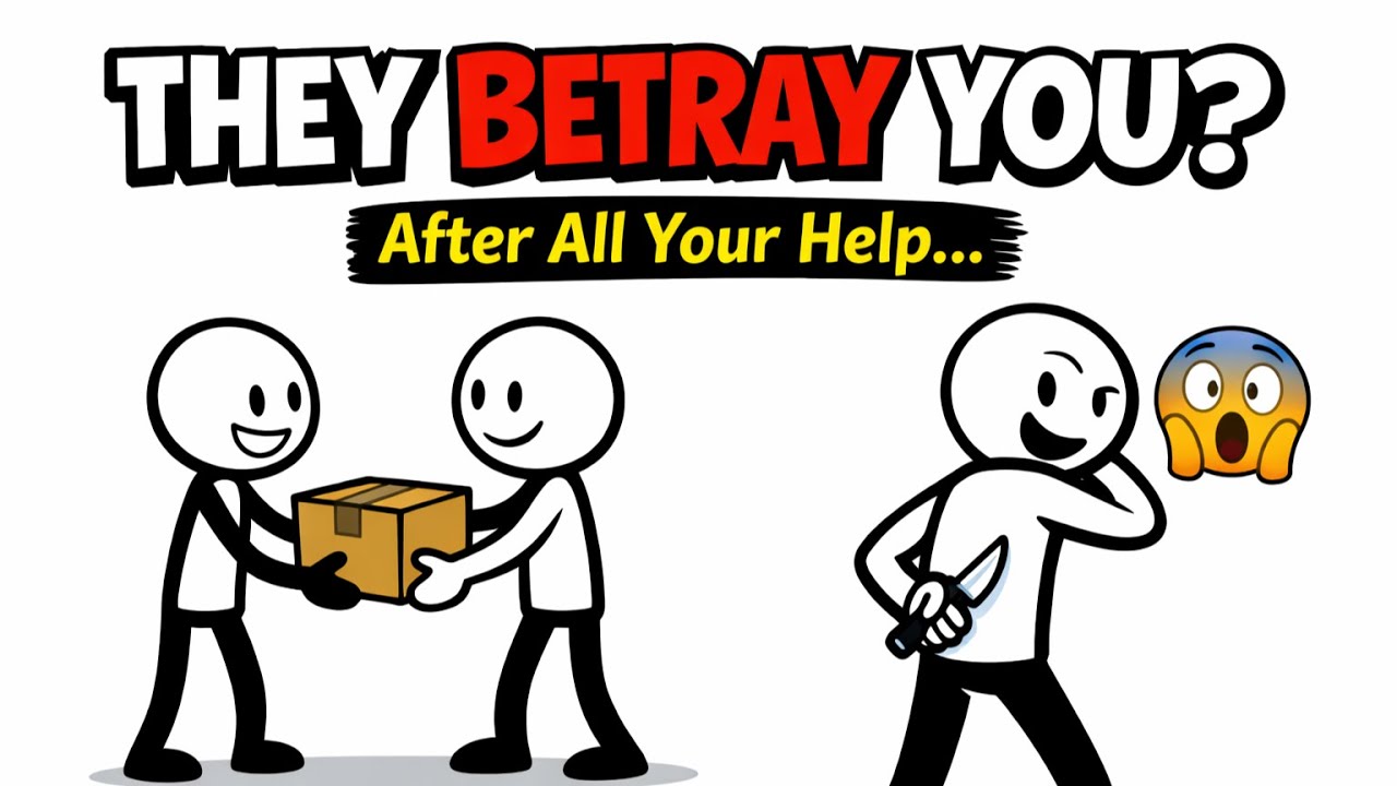 Why The People You Help Are The First To Betray You 😱”