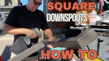 📐 MASTER CLASS: Square Downspout Building | Pro Installation Secrets 2024
