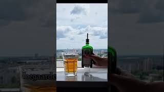 Коктейль пиво егермейстер / cocktail beer Jagermeister #shorts