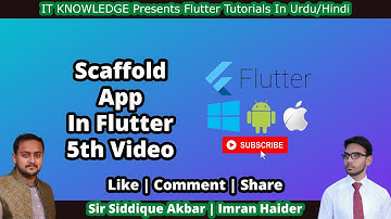 Scaffold In Flutter | Flutter Basic Tutorial Series 5th Video | Like | Share | Comment |