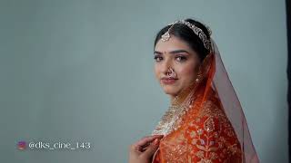Cinematic video bride parlour shoot