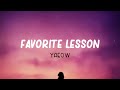 Yaeow favorite lesson lyrics