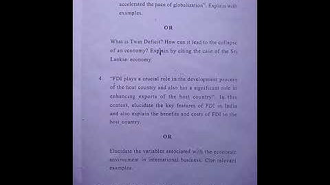 M.Com. 2nd Semester Set-B international Business Question Paper 2023/2024 #DelhiUniversty #MDU #IGU