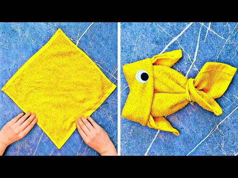 Wideo: Jak Zrobić Kształty Ręczników